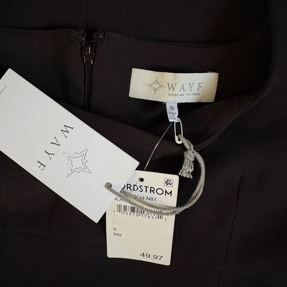 Wayf Elegant Black Sleeveless Mini Dress - Picture 14 of 15